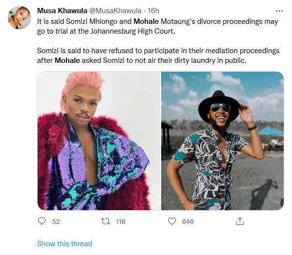 Mohale Talks Random Acts Of Kindness But Black Twitter Has Other Ideas 5