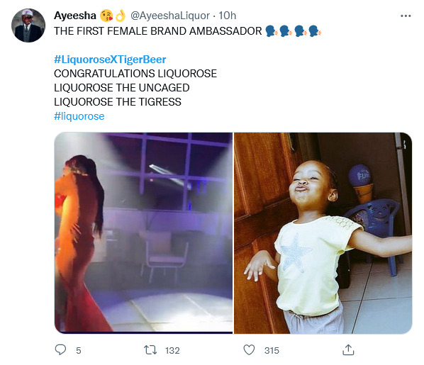 &Quot;Congratulations Liquorose&Quot; - Fans Celebrate Former Bbnaija Housemate As She Becomes First Female Brand Ambassador For Tiger Beer 4