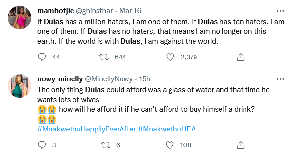 #Mnakwethuhappilyeverafter: Mixed Reactions As Shiela Leaves Dulas 5