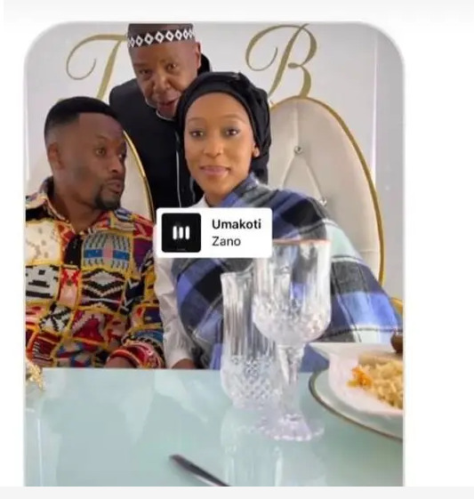 Fans Curious As Pictures &Amp; Videos Of Buhle Samuels Alleged Traditional Wedding Surfaces Online (Watch) 3