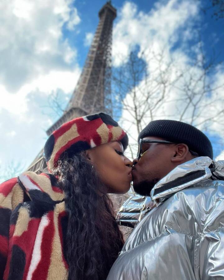 Murdah Bongz &Amp; Dj Zinhle Takes Their Love To Paris 8