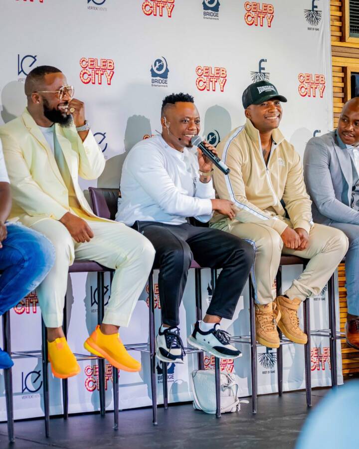 In Pictures &Amp; Video: Cassper Nyovest Vs Naakmusiq Boxing Match Face-Off &Amp; Conference 4