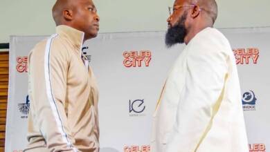 In Pictures & Video: Cassper Nyovest Vs NaakMusiQ Boxing Match Face-off & Conference