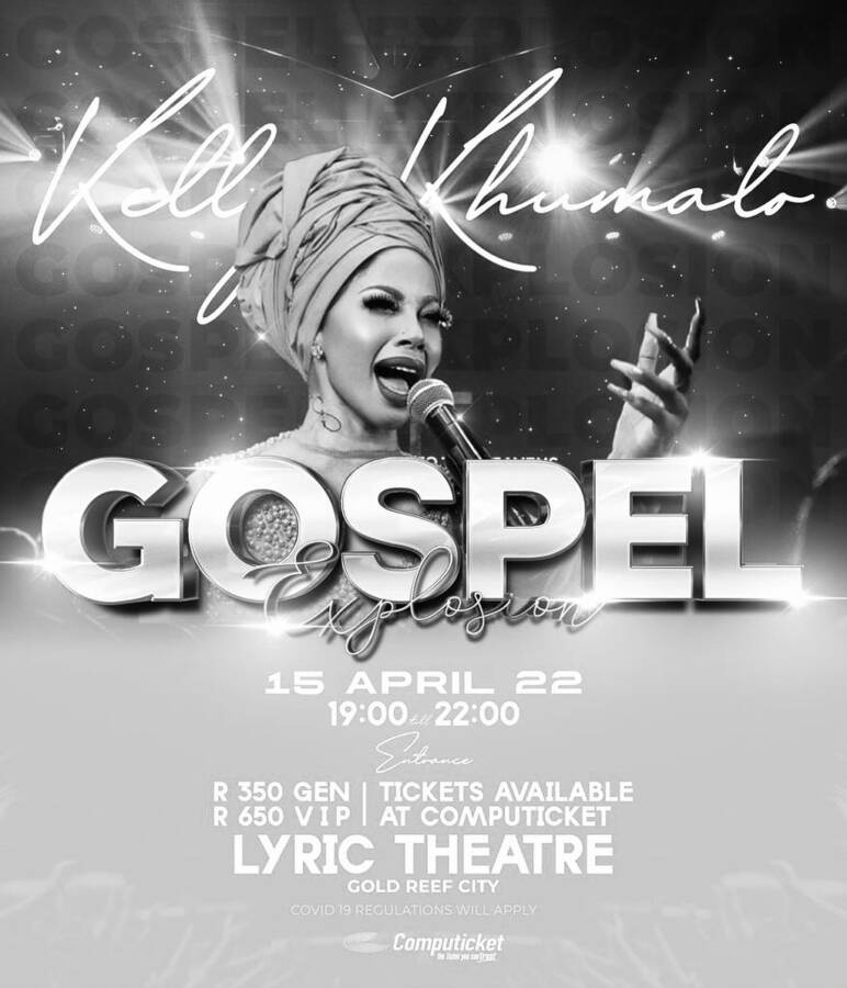 Kelly Khumalo Announces Her Gospel Concert, See Details And Ticket Prices 3
