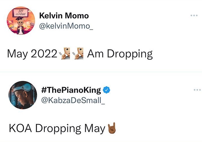Kelvin Momo &Amp; Kabza De Small Are Dropping Their Album In May 2