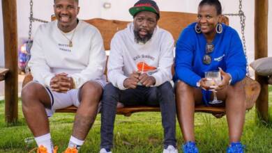 Shauwn Mkhize & Son Andile Mpisane Show Up For Embattled Zola 7 (Pictures & Videos)