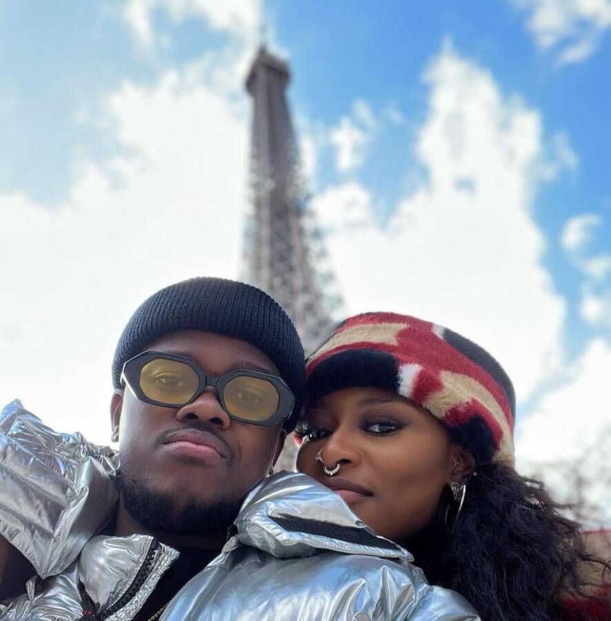 Murdah Bongz &Amp; Dj Zinhle Takes Their Love To Paris 5