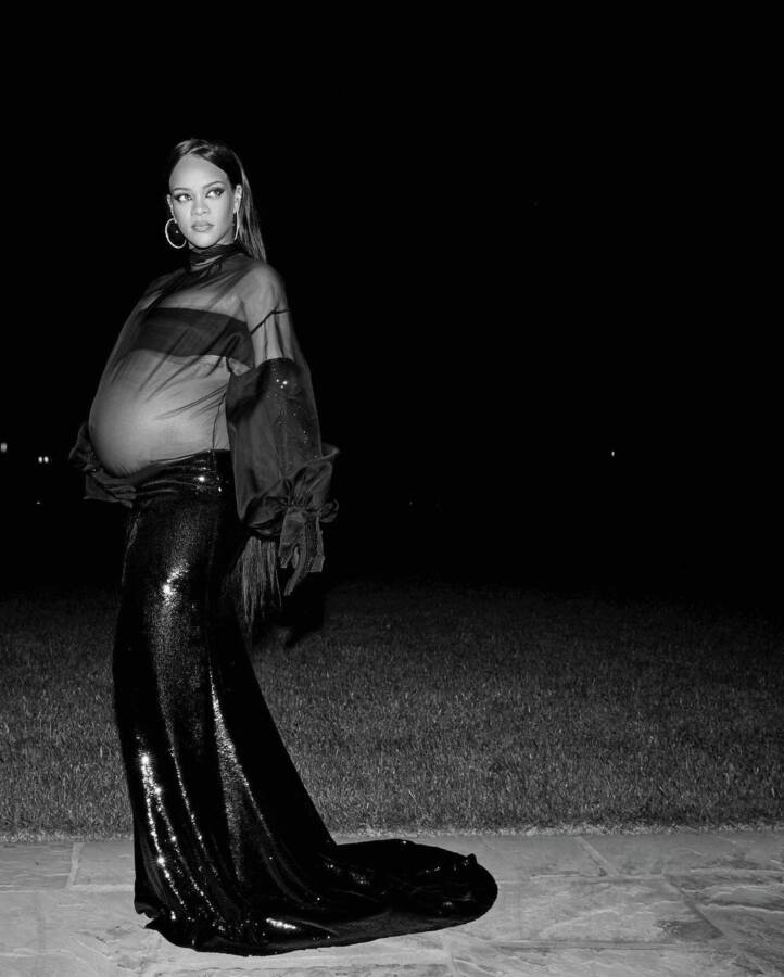 The Tigress: Rihanna Cradles Baby Bump, Says Her Kids Are Not To Be Messed With (Pics) 4