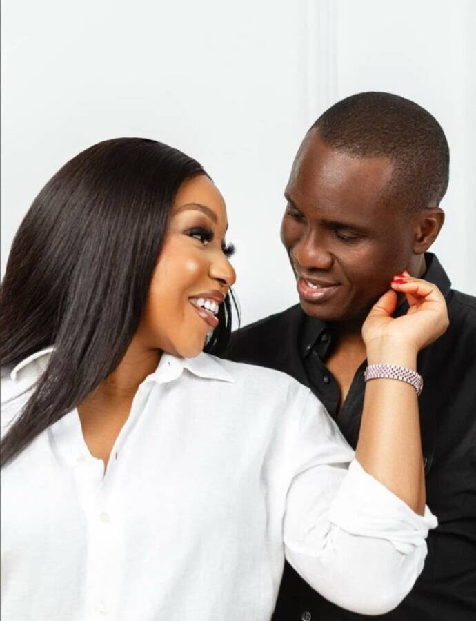 In Pictures: Rita Dominic And Daily Times Newspaper Publisher Fidelis Anosike Engaged 2