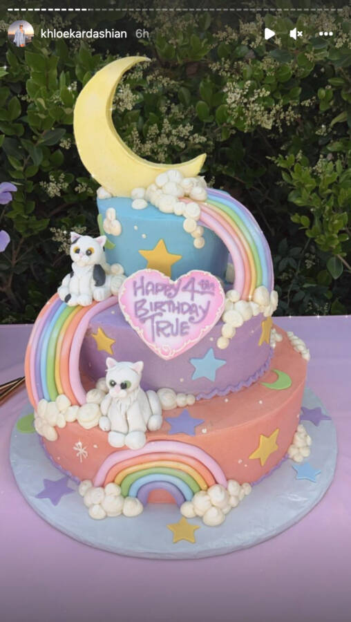 Khloe Kardashian Throws Purr-Fect Party For Daughter True Ahead Of Her 4Th Birthday 6