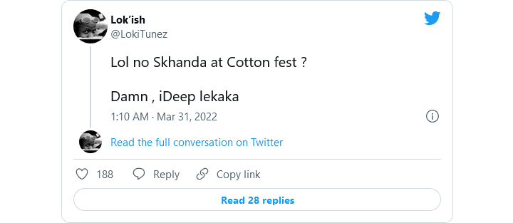 #Cottonfest: Saffas No Cool With K.o &Amp; Skhanda World’s Exclusion From Lineup 8