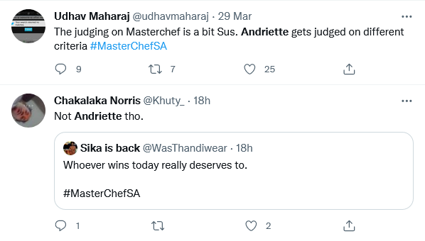 #Masterchefsa: Mixed Reactions As Andriette Makes It To The Season'S Finale 2