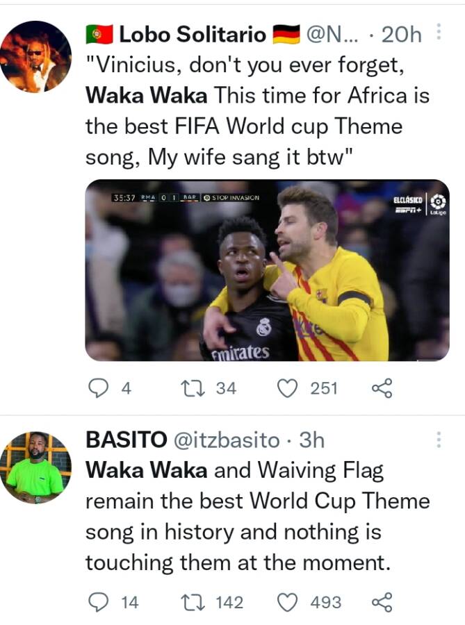 Waka Waka: Shakira Trends For Iconic World Cup Song 3