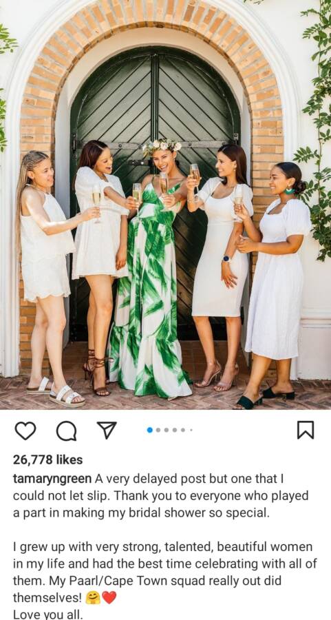 Video &Amp; Photos: Former Miss Sa Tamaryn Green Officially Married 2