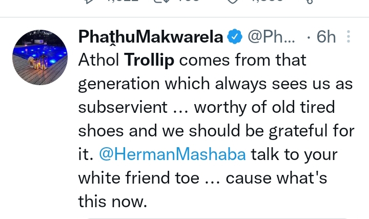 Mixed Reactions As Action Sa'S Trollip Donates Shoes Shoes To Black Man &Amp; Shares Pictures 3
