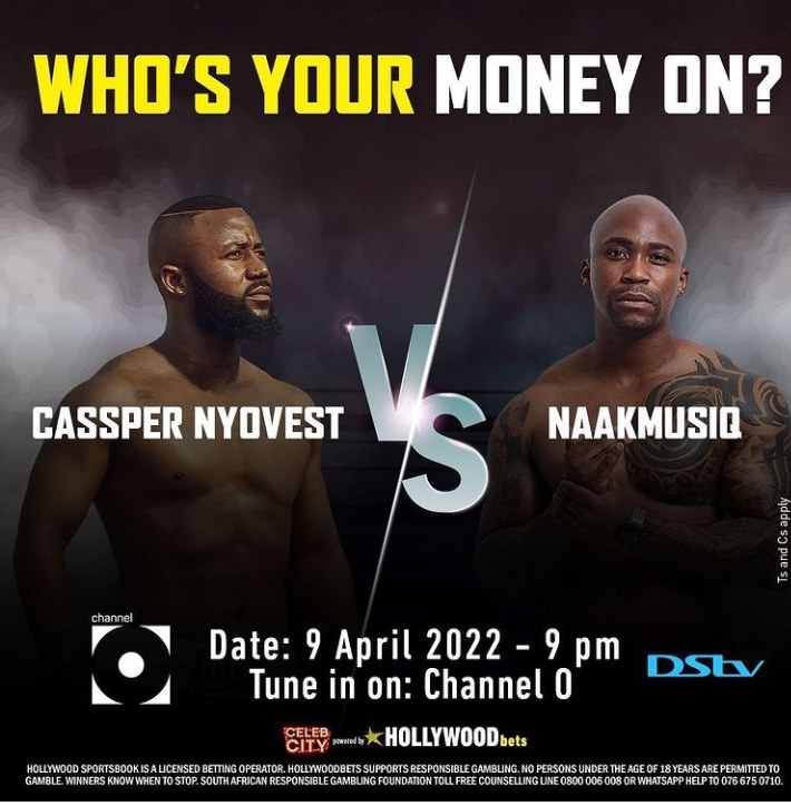 Channel O To Broadcast Cassper Nyovest Vs Naakmusiq Boxing Match Tomorrow 3
