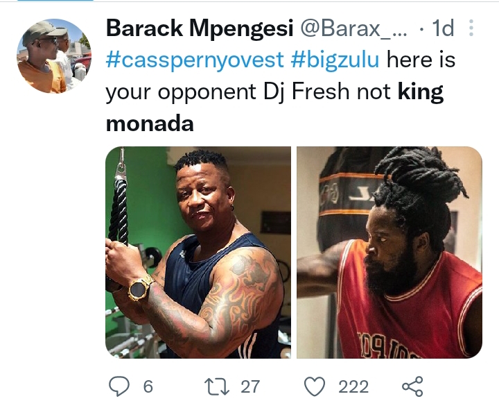 Fans Prop Big Zulu &Amp; Dj Fresh For Celebrity Boxing - King Monada Too 4