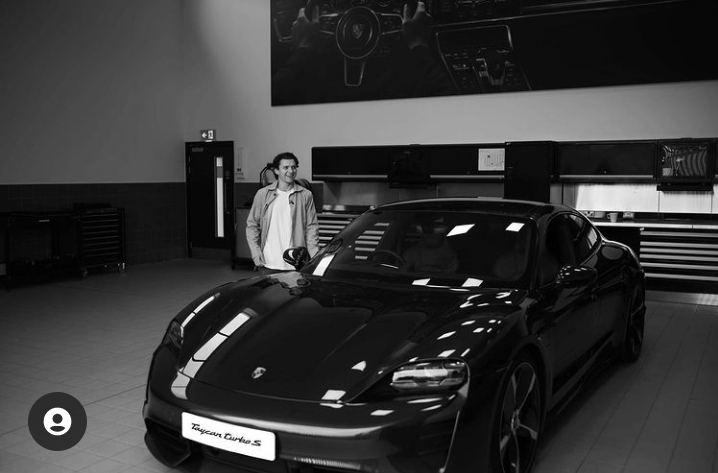 After A Long Hiatus, Tom Holland Returns To Instagram, Shows Off New Porsche Taycan 2