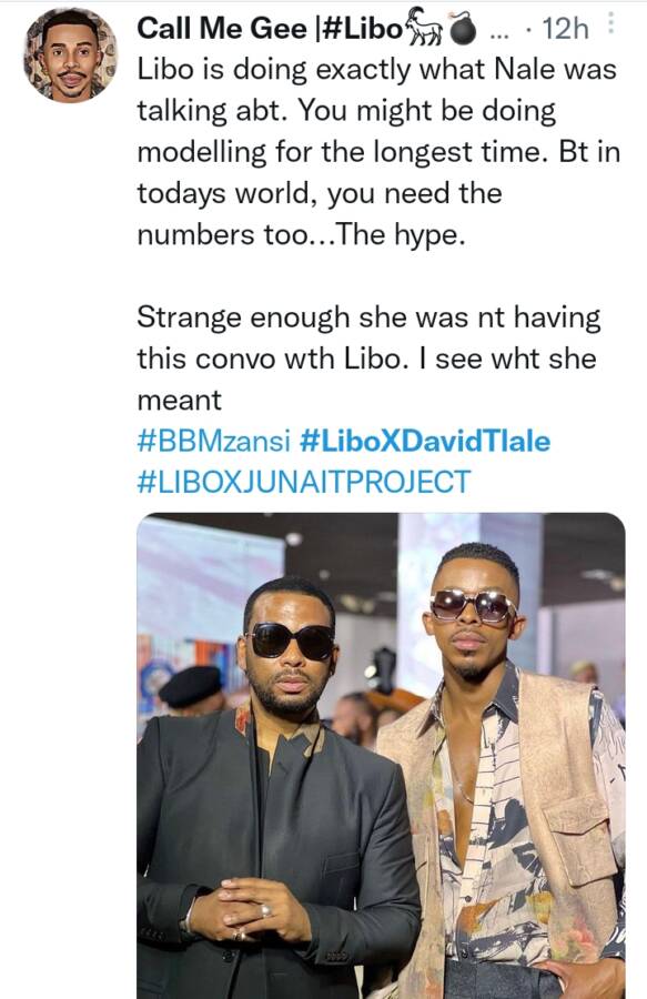 #Liboxdavidtlale: Fans Congratulate Ex-Bbmzansi Star As He Clinches Modeling Deal With David Tlale 2