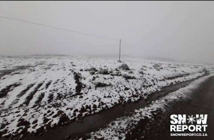 Lesotho Sees First Snow of the Year