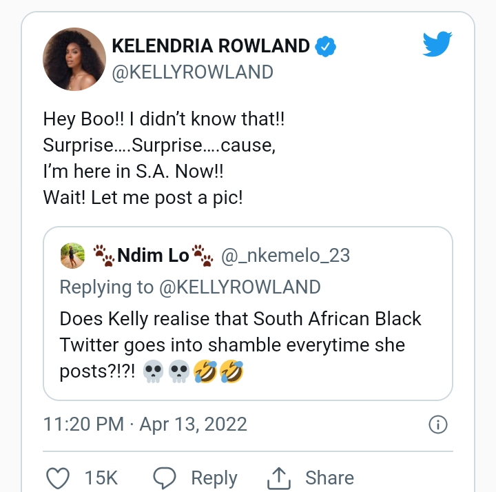 Big Surprise As Kelly Rowland Arrives In South Africa 2