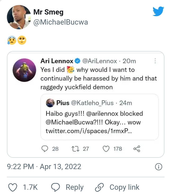 Ari Lennox Reveals Why She Deleted Her Response To Mr Smeg'S Tweet 3