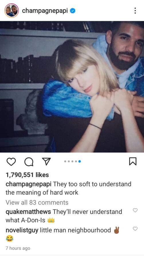 Drake'S Throwback Pic With Taylor Has Fans Speculating About A Possible Collaboration 2