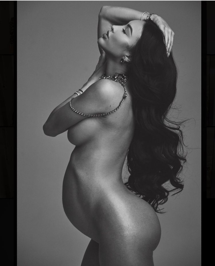 Bre Tiesi Strips Down, Shares Magical Pregnancy Snaps With Nick Cannon 3