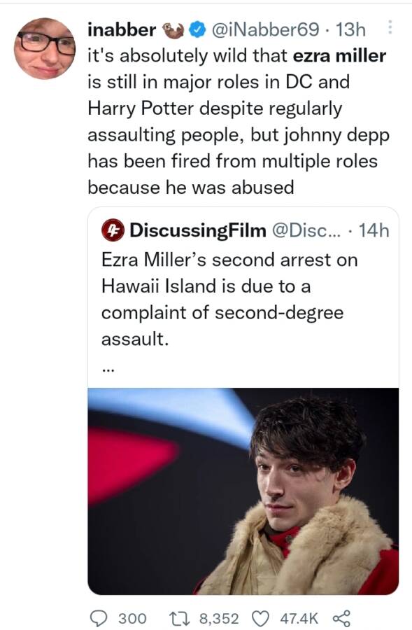 Ezra Miller'S Second Assault Arrest Leads To Johnny Depp Comparison 3
