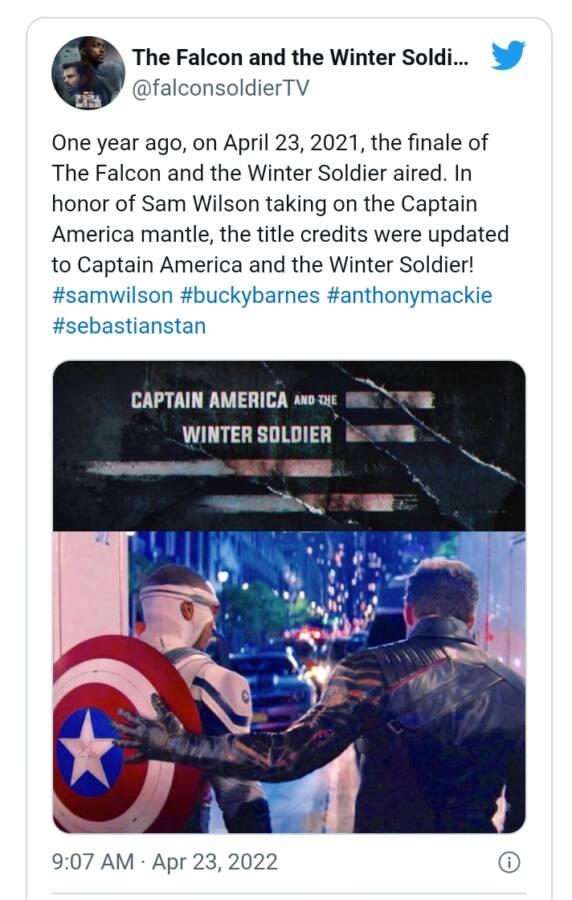 Anniversary: Fans Celebrate One Year Of Sam Wilson Becoming Captain America 3