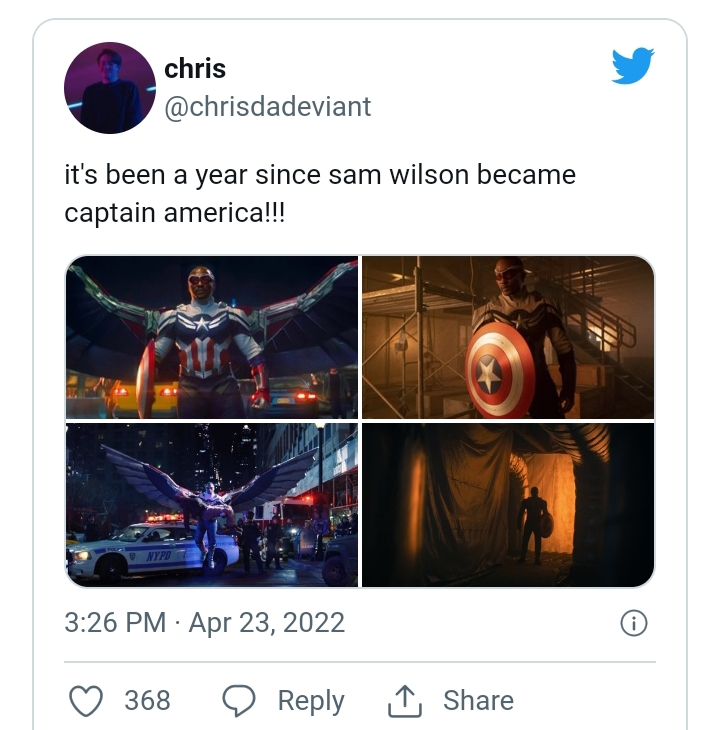 Anniversary: Fans Celebrate One Year Of Sam Wilson Becoming Captain America 4
