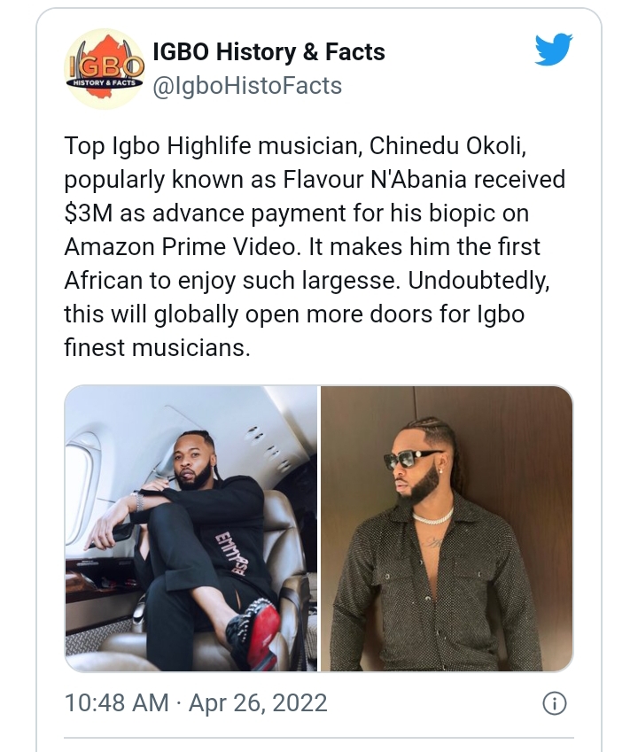 Flavour Allegedly Receives $3 Million For Amazon Prime Biopic 3