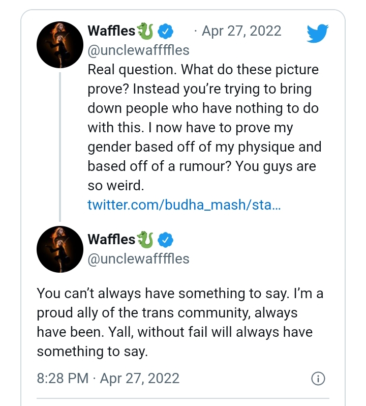 Uncle Waffles Speaks On Trending Transgender Rumours 4