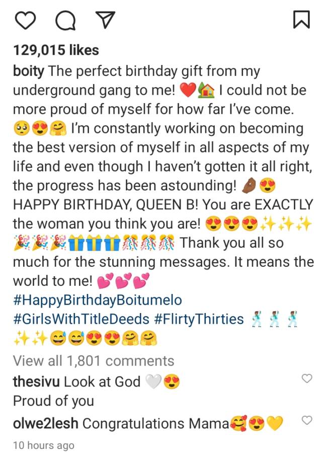 Boity Acquires New House To Celebrates Her Birthday (Photo) 5