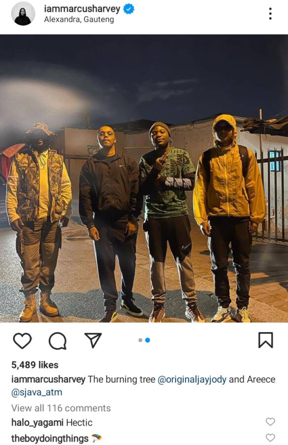 Marcus Harvey, Sjava, A-Reece And Jay Jody Link Up For Studio Session 2