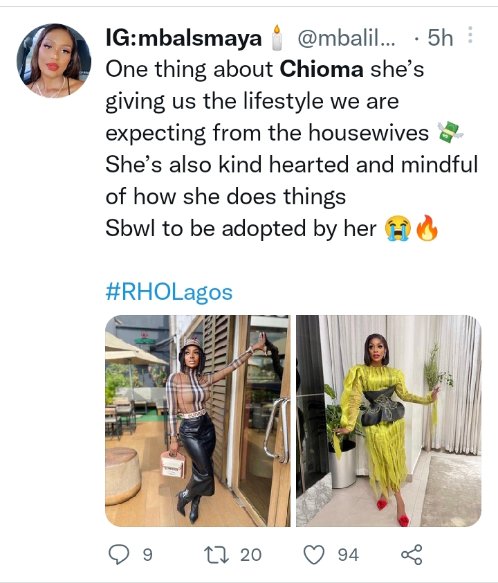 #Rholagos: Again, Viewers Think Chioma The Star Of The Show 4