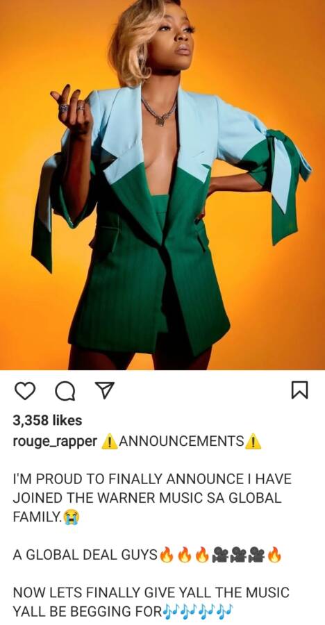 Rapper Rouge Clinches Global Deal With Warner Music 2