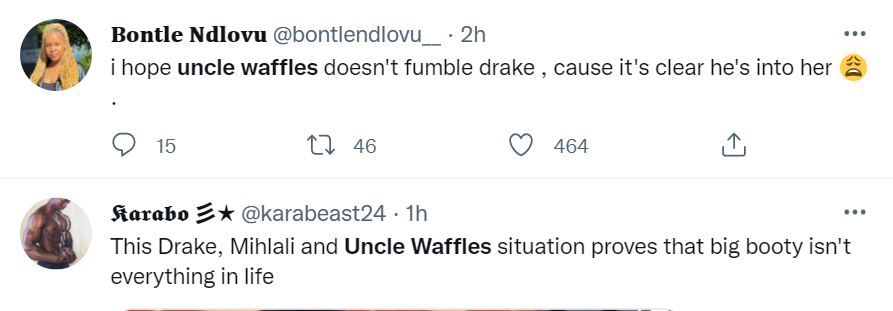 Drake Posts And Mention Uncle Waffles On His Instagram Story 4
