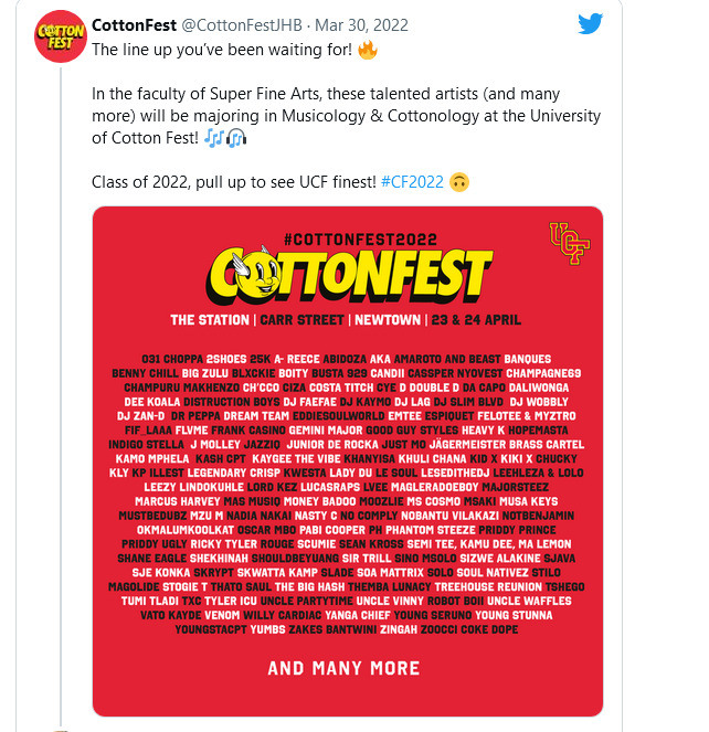 “Disgusting” – Nota Reacts To Criticism Of The Cotton Fest Lineup Featuring Many Amapiano Artists 2