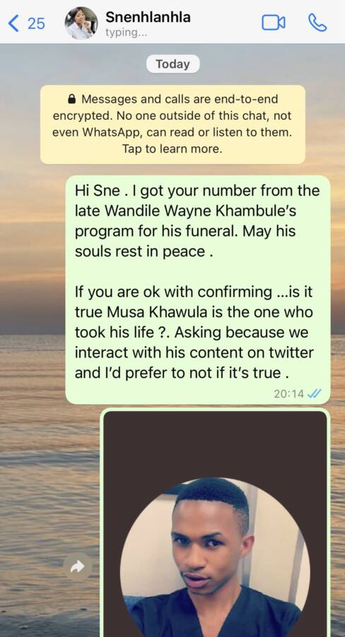 Musa Khawula Allegedly Killed Wandile Wayne Khambule 6