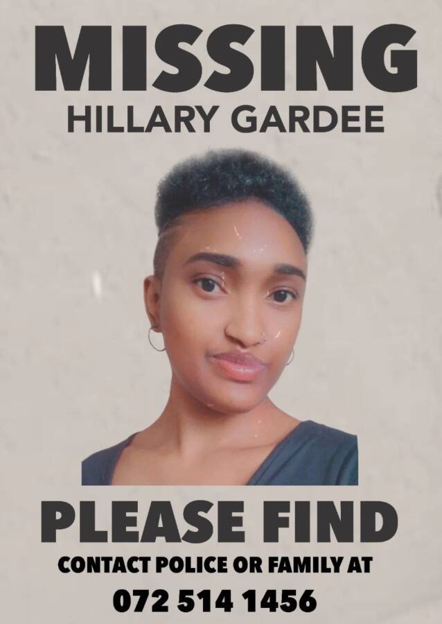 Malema, Others Appeal To The Public As Godrich Gardee'S Daughter Hillary Goes Missing 2