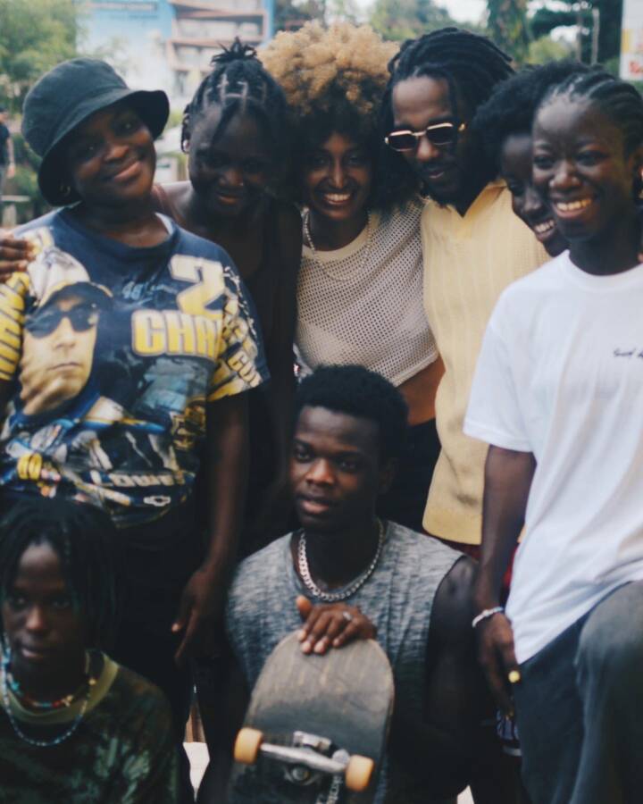 In Pictures &Amp; Videos: Kendrick Lamar Plays Football, Meets Ghanaian Stars During Ghana Trip 4