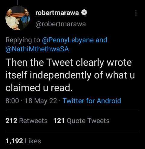 Robert Marawa'S Reply To Penny Lebyane Over Nathi Mthethwa'S Flag Pleases Mzansi 7