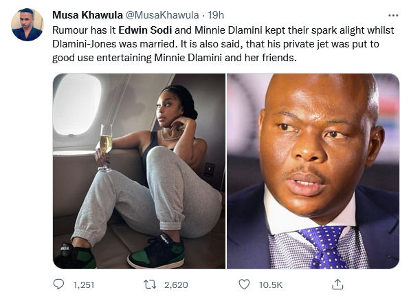 Edwin Sodi Allegedly The Reason For Minnie Dlamini'S Divorce From Quinton Jones 2