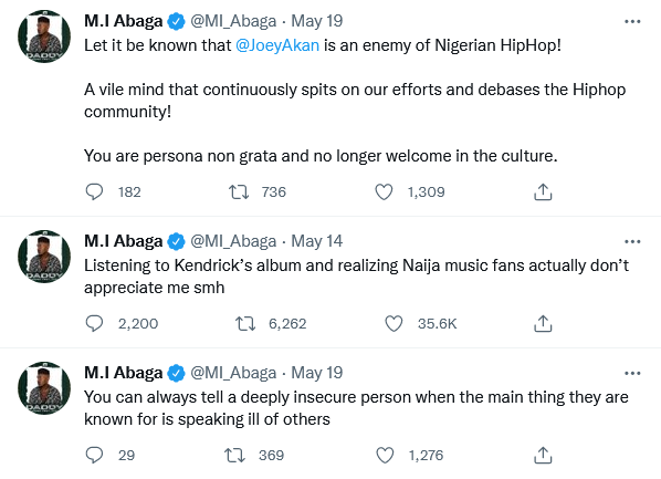 Mi Abaga And Joey Akan Bicker Over Dababy'S Visit 2