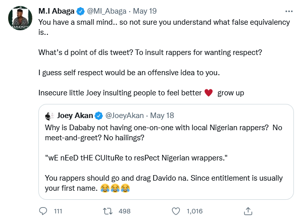 Mi Abaga And Joey Akan Bicker Over Dababy'S Visit 3