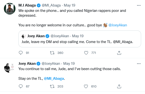 Mi Abaga And Joey Akan Bicker Over Dababy'S Visit 4