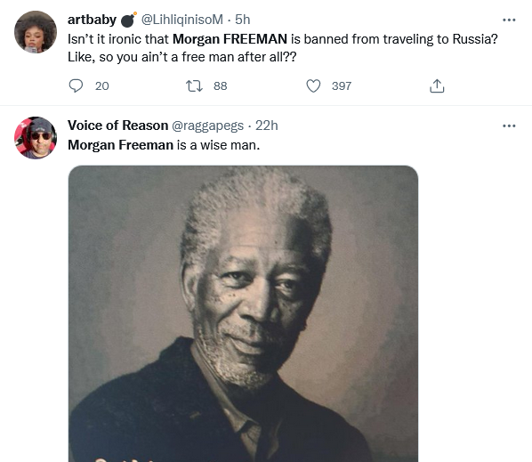 Morgan Freeman Reacts After Russia Ban 3