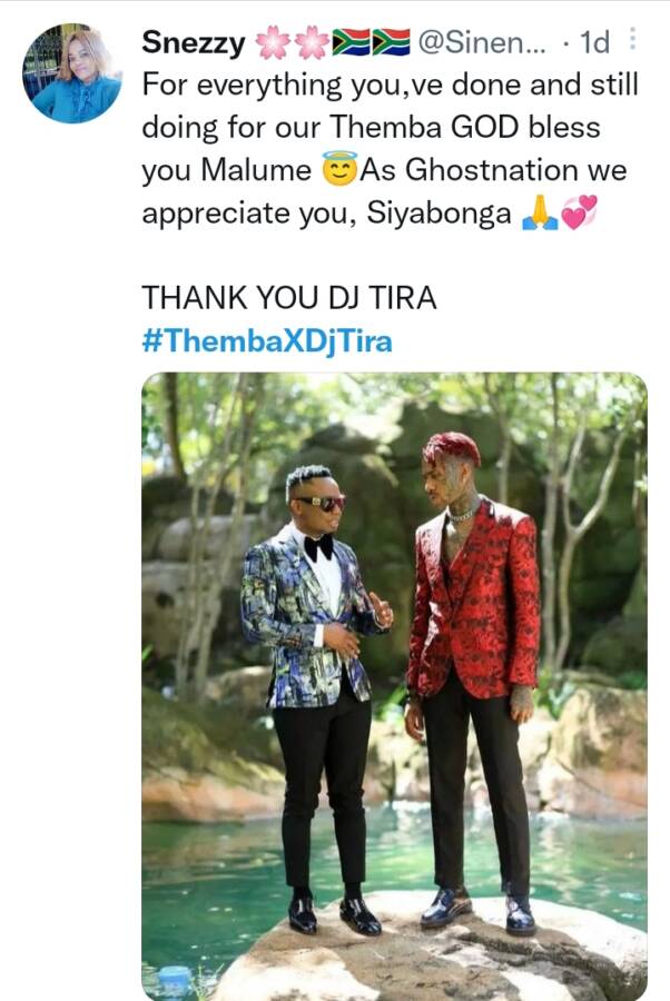 #Thembaxdjtira: Ghostnation Buys Themba A House, Commends Dj Tira For Supporting Him 5