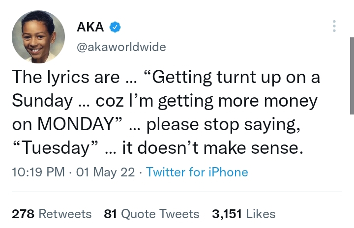 Aka Corrects Fans On 'The Saga' Lyrics 2